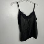 Black Lace Trim Cami Top Size M Photo 3