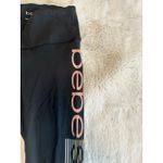 Bebe  Sport Logo rainbow glitter stripe leggings‎  Women's Size S Photo 4