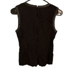Yoana Baraschi  Sexy Womens Black Zip Fitted Tank Top  Size XS Photo 1