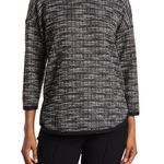 Max Studio Knit Tweed Drop Shoulder Sweater Photo 6