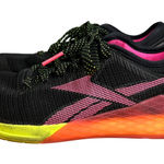 Reebok  Crossfit Nano 9 Training Shoes Womens Size 8 Black Pink Yellow Flexwave Photo 0