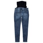 BLANQI Maternity Belly Support Skinny Jeans Medium Wash Denim Pull Photo 2