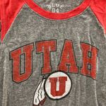 Blue 84 Utah Utes Tank Top Women's Medium  Gray and Red Polyester Blend Photo 1