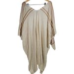 Vince Camuto  Blush Neutral Knit Shawl Lightweight Metallic One Size Photo 1