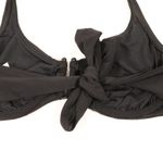 Seafolly NWT  D Cup "U" Halter Bra Bikini Top in Black Photo 8