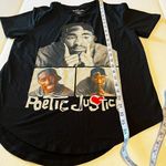 Chemistry  Poetic Justice Tupac womens‎ black t-shirt size large L Photo 5