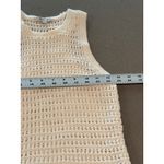 Madewell  Cream Crochet Knit Sleeveless Tank Top XXS Photo 2