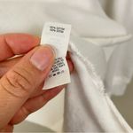 Aerie  White Lace Up Oversized‎ Hoodie Sweatshirt Size Medium Photo 6