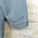 ZARA  Oversized Corduroy Trucker Jacket Womens XS Baby Blue Raw Hem Gorpcore 90s Photo 11