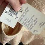 Adrianna Papell  Cream Pearl Embellished Floral Textured Tie Belted Jacket Size 8 Photo 9