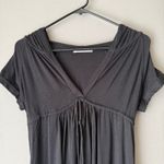 Robin Piccone sz S black hooded tunic top Photo 2