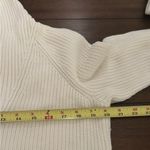 Talbots T by Coolmax White Multi Stripe 1/2 Zip Sweater Size Medium Petite Photo 5