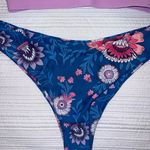 SheIn Purple and Blue Floral Bathing Suit NWOT Photo 1