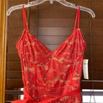 Anthropologie NWT $465 x V. Chapman Naomi Lace Corset Flounce-Hem Midi Dress 10 Photo 10