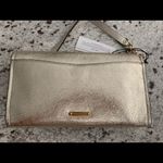Rebecca Minkoff  Jean Convertible‎ Clutch Gold Bag Photo 3