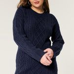 Hollister Navy Blue Sweater Dress Photo 0