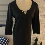 Michael Kors NEW!!  Chain Detail Dress – 
Size L Photo 0