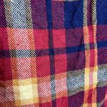 Old Navy Plaid Patterned Triangle Scarf Photo 2