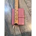 Nordstrom  Women's Pink Leather Long Breast Vest Pocket Wallet Photo 6