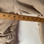 Mudd  Y2k Vintage Corduroy Zip Up Jacket Beige Tan Women's Large Collared Pockets Photo 2