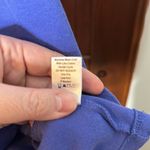 Coldwater Creek  Boxy Crew Blue Top Size Large Photo 3