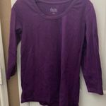 FINAL MARKDOWN Denim and company top small Purple Photo 0