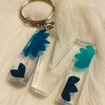 Resin Flower M Keychain Multi Photo 0