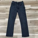 AGOLDE Riley High Rise Straight Crop Jeans Black Women’s 24 Photo 1