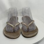 Tkees  Highlighters Minimalistic Glitters Gold Flip Flops Women’s Size 8 Photo 1