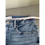 Loft The Skinny Jeans Women’s Size 29/8 Medium Wash Distressed Raw Hem Denim Photo 5