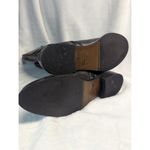 Seychelles Black Leather Zip Knee High Riding Boots Women's 7 Western Buckle Photo 6