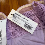 NWT Magda Butrym Crochet Balconette Mini Dress Purple Size M Photo 9