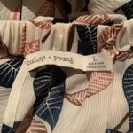 Bishop and Young Leaf Print Off-the-Should Romper Size L Photo 3