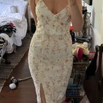 Lulus  Dress Midi White Photo 10