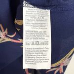 Madewell Atrium Midi Skirt in Bird of Paradise Navy Floral Size 6 Photo 4