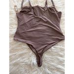 SKIMS Fits Everybody Square Neck Bodysuit Umber Size 4X Photo 7