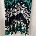 Max and Cleo  Painted Feather Jersey Sleeveless Halter Dress Office Casual SIZE 8 Photo 7