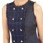 Julia Jordan JULIA JORDON Navy Tweed Grid Shift Dress NWT 14 Photo 7
