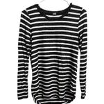 Old Navy Women’s Super Soft Lightweight Sweater XS Striped Black White Photo 1