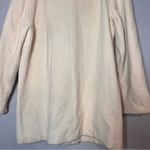 Vintage Peacoat Coat Wool Blend Cream Size 7/8 Double Breasted Photo 7