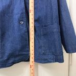 Old Navy Vintage Denim Blazer Jacket Y2K Masc Sleek Office Hipster Minimalist Photo 7