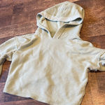 American Eagle  cut out cinched back cropped hoodie Photo 3