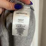 One Teaspoon NWT  OT Logo Crew Neck - Grey Marl Short Sleeve Photo 5