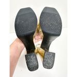 Open Edit  Platform Size 9.5 Gold Kimber Ankle Strap Sandal Photo 12