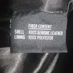 FINAL MARKDOWN Ladies' 212 america genuine leather coat (large) Black Photo 3