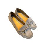 Michael Kors Womens Suede Moccasins Size 7.5 blue Leather Outsole Slip-On Loafer Photo 8