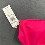 Roxy  Womens‎ Small Pink One Shoulder Tortoise Bikini Top Removeable Strap NWT Photo 1