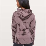 Lululemon Scuba Hoodie Light Cotton Fleece Shibori Shibori Antique Bark Black Satin Photo 2