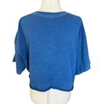 Ford Blue Graphic Printed Crop T Photo 1