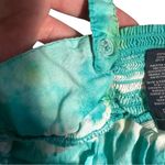 Faded Glory  Sleeveless Teal White Tie Dye Boho Hippie Summer Maxi Dress large Photo 6